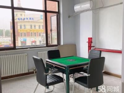 棋牌社开了一年 临街门面停车位充足 有稳定客源
