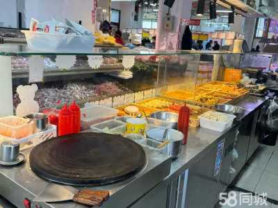 炸肉店紧邻商超菜市场 临街好地段 周边交通便利