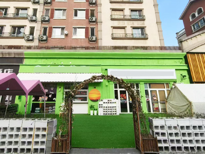 金石滩轻轨站带大院露营餐饮店转让