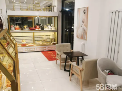 蛋糕店外兑设备齐全临街拐角处小区购物聚集区