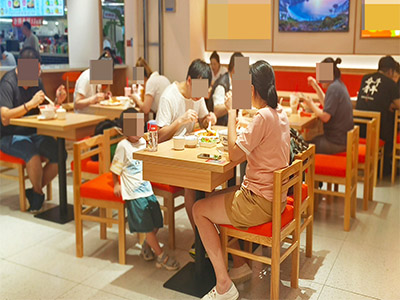 大商负一层带临街门头餐饮店转让门口地铁站