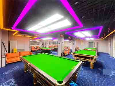 金华小区门口运动中心内自助台球转让