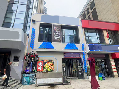 河口湾亚朵酒店旁可外摆烧烤店转让