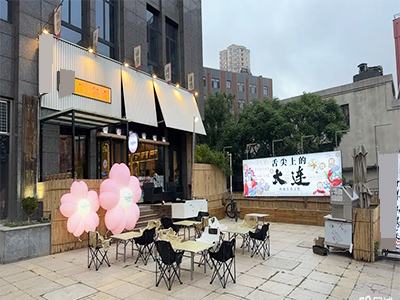 西岗纯一层带外摆的餐饮店转让
