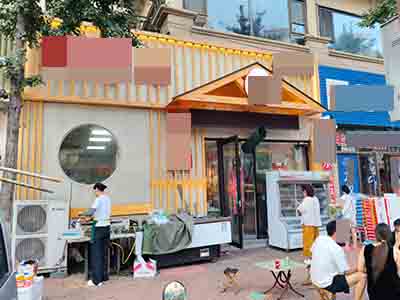 小平岛临街主道可外摆餐饮店转让